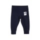 Basic newborn leggings - navy