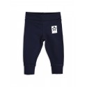 Basic newborn leggings - navy