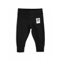 Basic newborn leggings - black