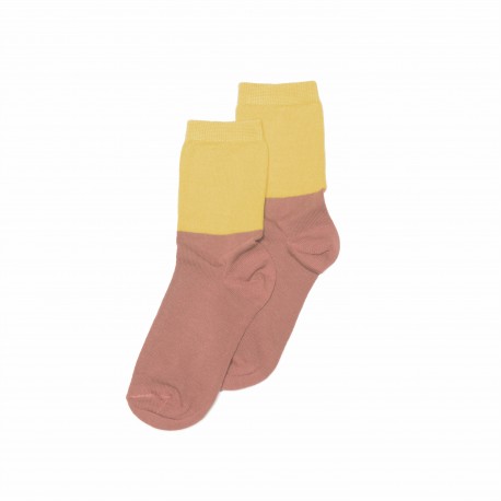 Socks- raspberry/sauterne