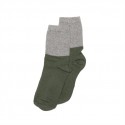 Socks- grey/duck green