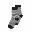 Socks- black/white stripes