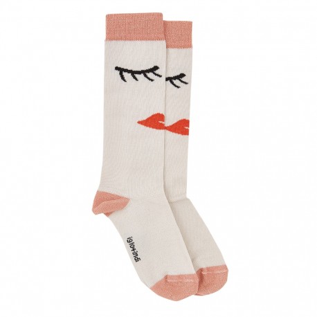 Faces socks - lilac