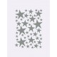 Mini Stars Wallsticker - grey