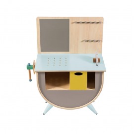 Play tool bench - warm grey